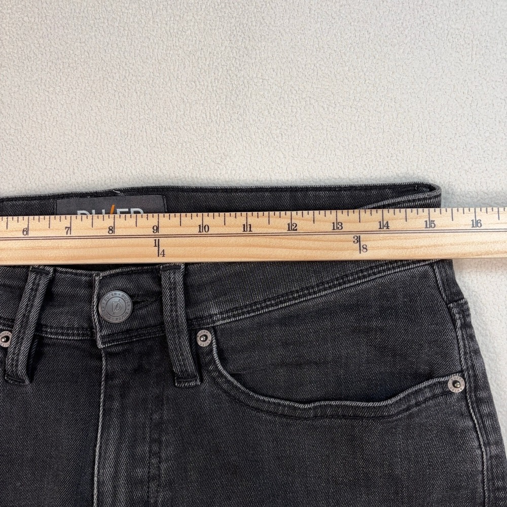 DU/ER L2X Shorts Men's 30x12 Faded Black Slim Fit Stretch Denim MLS9D003‎ - Picture 7 of 16